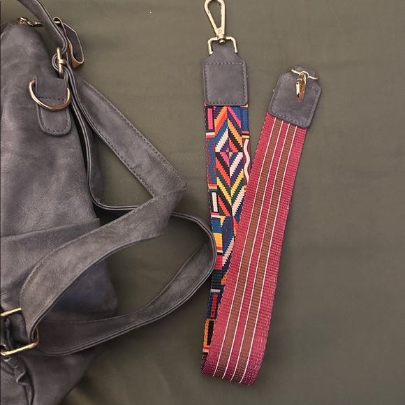 She & She Clothing Charcoal Leather Backpack - Picture 16 of 16